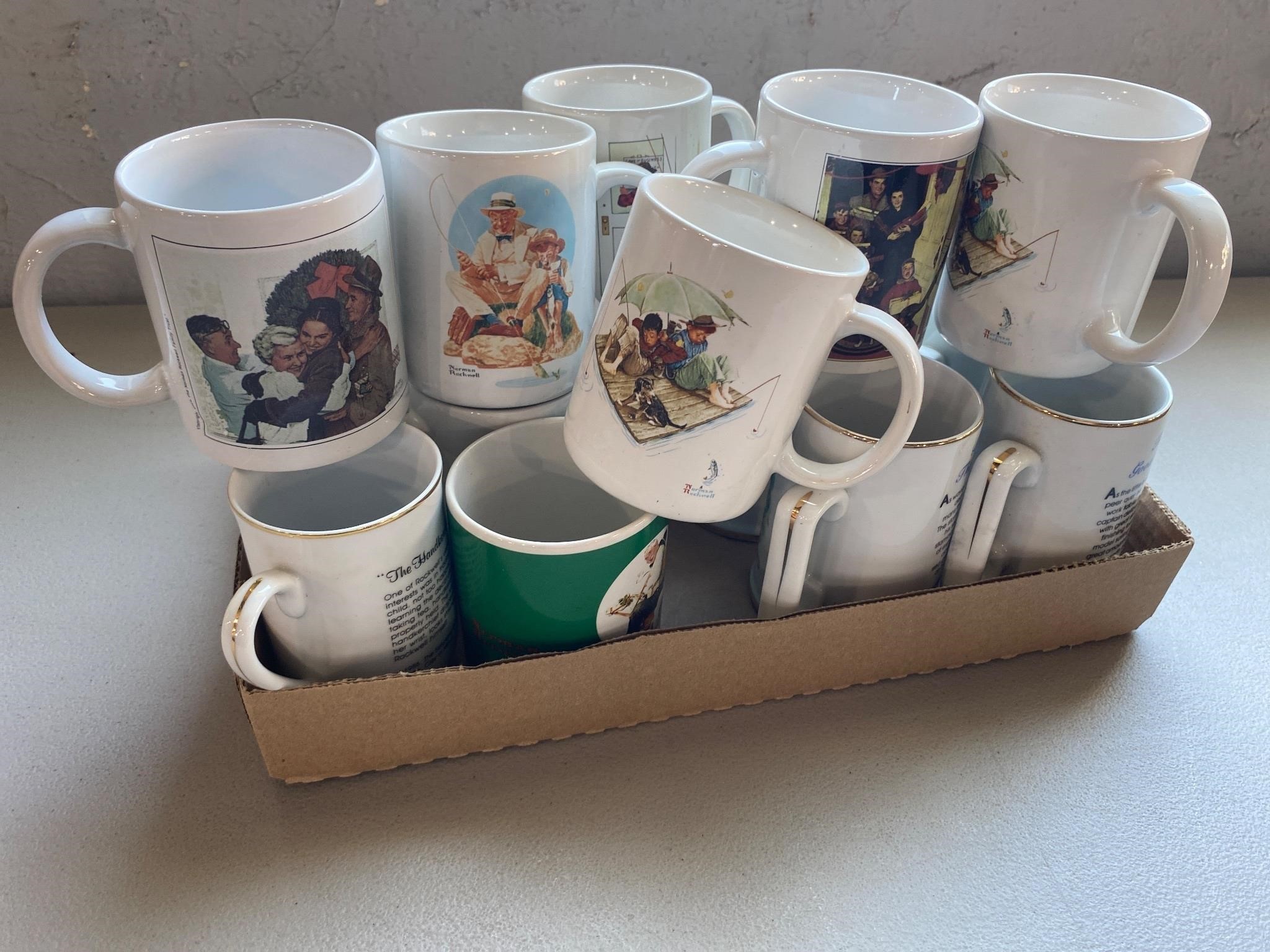 Norman Rockwell Mugs