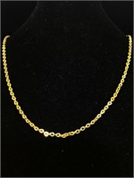14K Gold Chain Necklace 
9 inches 4.5g