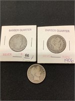 (3) Barber Quarters