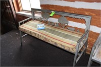 (1) Western Style Bench Approx. 52"W x 24"D, with
