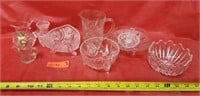 Assorted glass bowls and candy dishes