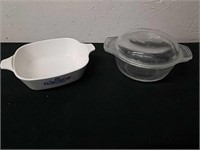 Vintage 12 oz CorningWare baking dish and Anchor