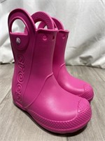 Crocs Girls Rain Boots Size C 9