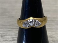 14kt GE Heart Ring