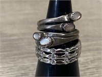 (2) .925 Marked Sterling Silver Rings