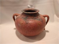 Roseville Pink Carnelian Drip Vase Pottery
