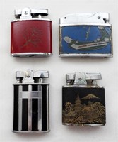 (4) VINTAGE LIGHTERS - VARIOUS BRANDS