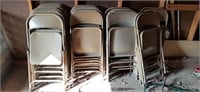Metal folding chair.  Bidding on one times the
