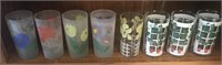 Lot of Vintage Drinking Glasses