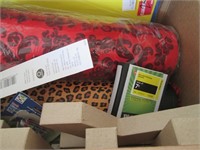 BOX OF ASSORTED NEW CRAFT ITEMS