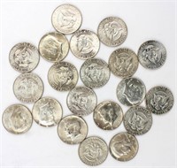 Coin 20 Kennedy 40% Silver Half Dollars
