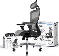 NOUHAUS Ergo3D Ergonomic Office Chair - Rolling
