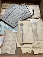Vintage paper lot