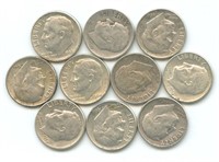 10 Roosevelt Silver Dimes