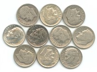 10 Roosevelt Silver Dimes