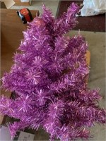 Purpleish small Christmas tree