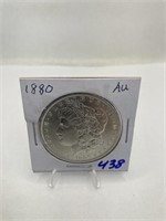 1880 Silver Dollar Au