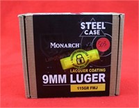 (200) Monarch 9MM Luger 115 FMJ