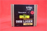 (200) Monarch 9MM Luger 115 FMJ