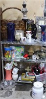 Box Lot of Assorted Glassware/Decorations