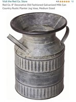 MSRP $17 Galvanized Milk Can