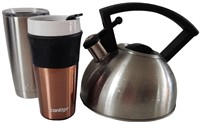 Kettle and Travel Mugs