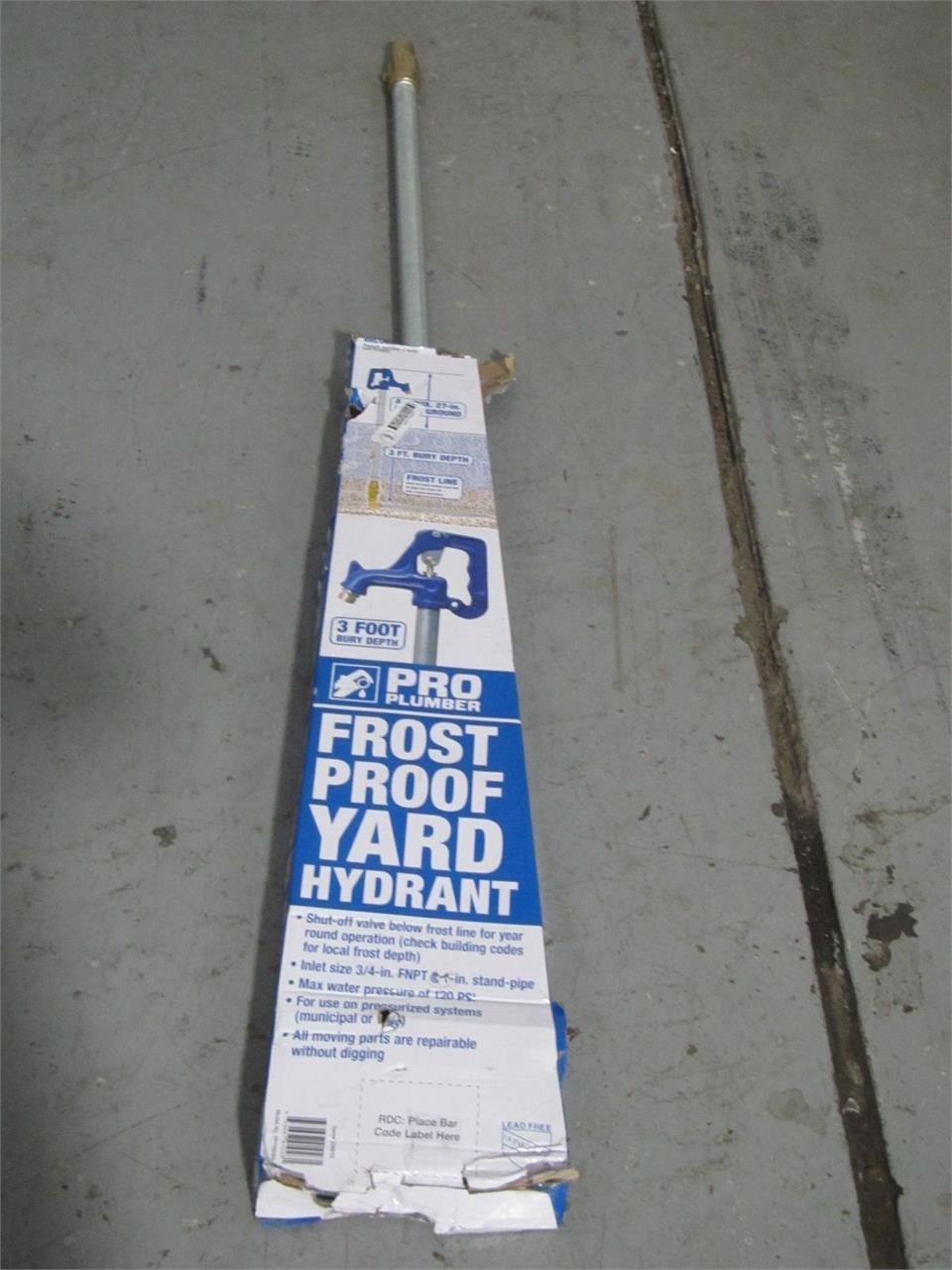 New Pro Plumber Frost Proof Yard Hydrant