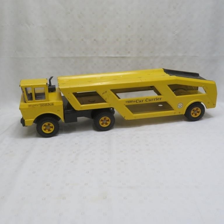 Mighty Tonka Truck Car Carrier - Diecast 1967