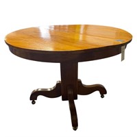 Round Wood Table