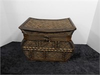 Small Oriental Temple Chest 9" Tall x 12" Wide