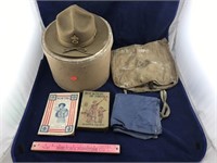 Antique 1910s Boy Scout Hat & Items