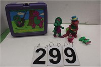 Barney Lunchbox & Figures