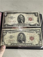 $2 & $5 RED SEAL CURRENCY NOTES