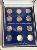 2009 US QUARTERS COLLECTION UNC