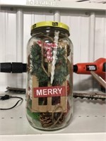 CHRISTMAS DECOR IN A JAR