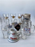 Hard Rock Cafe Glasses, Vintage Toasties Mug,