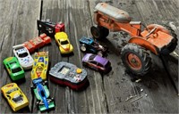 Hot Wheels Style Cars & Toy Tractor