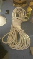 Long white extension cord