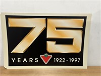 Canadian Tire 75yrs Sign