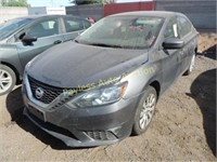 2019 Nissan Sentra 3N1AB7AP0KY366328 Gray