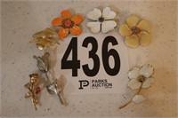 Vintage Flower Pins(R4)