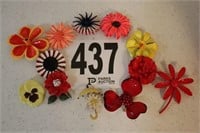 Vintage Flower Pins(R4)