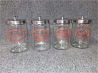 Vintage Medical Glass Jars
