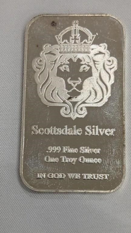 Scottsdale Silver Bars 1 OZ