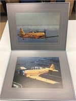2 Framed & Matted RCAF Airplane Photos