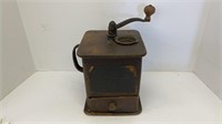 Antique Wood Coffee Grinder