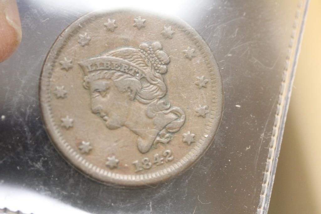 1842 Large Cent