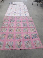2 Handmade Quilts & Baby Blanket