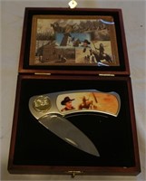 western commemerative pocket knife in box