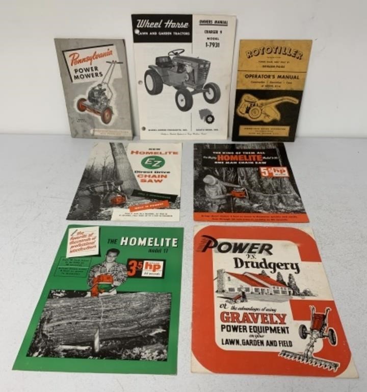 7 Homelite,Power Mowers,Wheel Horse L&G